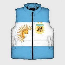Мужской жилет Сборная Аргентины, цвет: 3D-черный