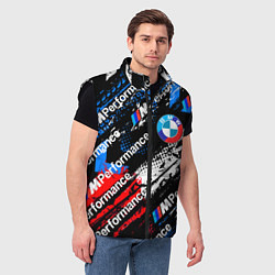 Мужской жилет BMW M PERFORMANCE БМВ ГРАНЖ, цвет: 3D-черный — фото 2