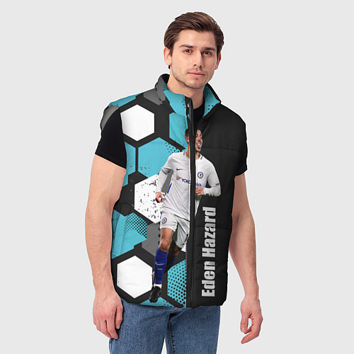 Мужской жилет Эден Азар / 3D-Светло-серый – фото 3