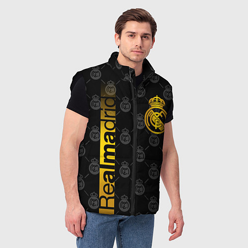 Мужской жилет РЕАЛ МАДРИД GOLD ЗОЛОТО / 3D-Черный – фото 3