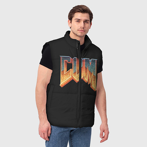 Мужской жилет Doom Gachi Remix / 3D-Черный – фото 3