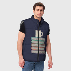 Мужской жилет Book Cup, цвет: 3D-светло-серый — фото 2