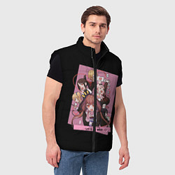 Мужской жилет Kaguya Sama Госпожа Кагуя, цвет: 3D-черный — фото 2