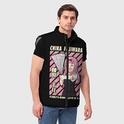 Мужской жилет Chika Fujiwara, цвет: 3D-светло-серый — фото 2