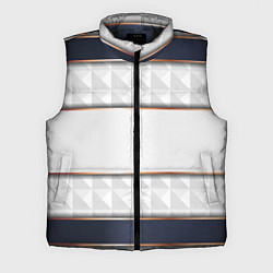 Мужской жилет White 3d lines, цвет: 3D-черный