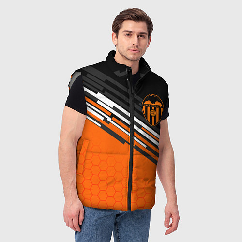 Мужской жилет ФК ВАЛЕНСИЯ SPORT СПОРТ / 3D-Светло-серый – фото 3