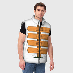 Мужской жилет Выбор, цвет: 3D-светло-серый — фото 2