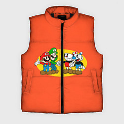 Мужской жилет CupHead x Mario