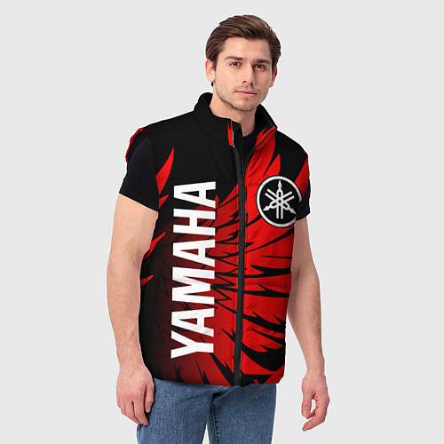Мужской жилет YAMAHA ЯМАХА МОТОСПОРТ / 3D-Черный – фото 3