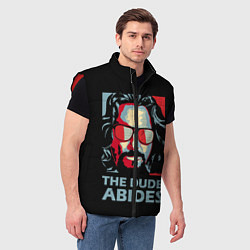 Мужской жилет The Dude Abides Лебовски, цвет: 3D-красный — фото 2
