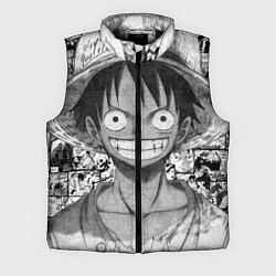 Мужской жилет Луфи улыбается one piece, цвет: 3D-черный