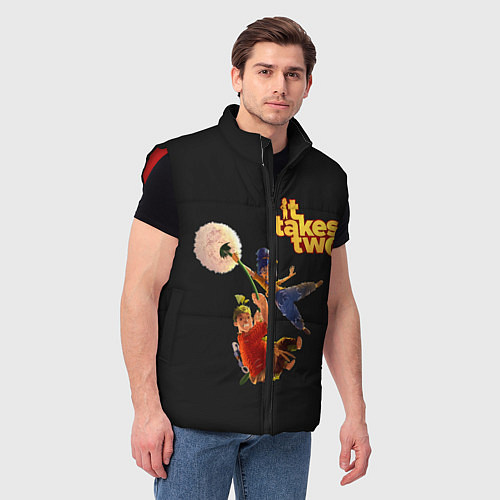 Мужской жилет It Takes Two Dandelion / 3D-Красный – фото 3