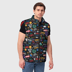 Мужской жилет Баскетбол, цвет: 3D-красный — фото 2