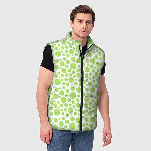 Мужской жилет Теннис / 3D-Черный – фото 3