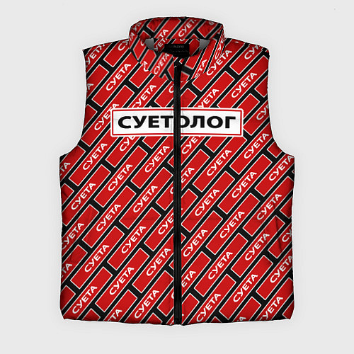 Мужской жилет Форма суетолога / 3D-Светло-серый – фото 1