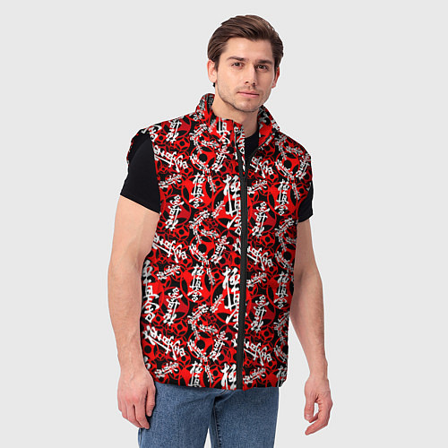 Мужской жилет Боевые Искусства / 3D-Черный – фото 3