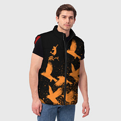 Мужской жилет Haikyu Волейбол, цвет: 3D-красный — фото 2