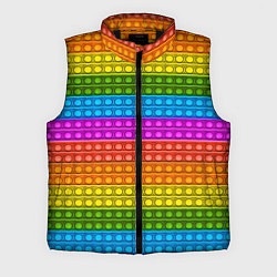 Мужской жилет POP it ИГРУШКА АНТИСТРЕСС, цвет: 3D-черный