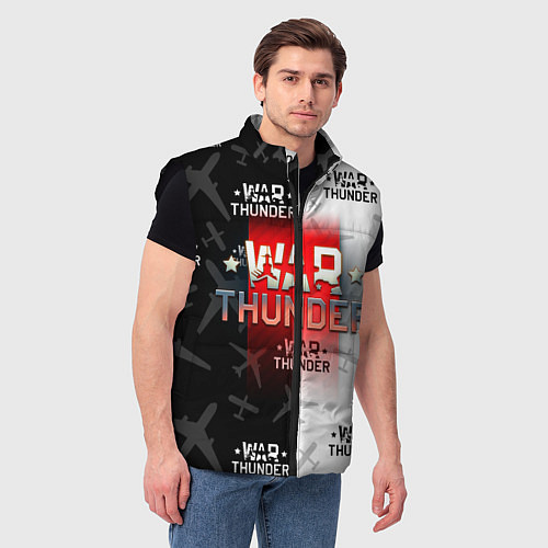Мужской жилет WAR THUNDER ВАР ТАНДЕР / 3D-Черный – фото 3