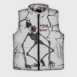 Мужской жилет Сиреноголовый Игра Ужастик, цвет: 3D-красный