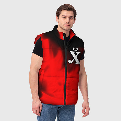 Мужской жилет Поймет Только Русский - Огонь / 3D-Красный – фото 3
