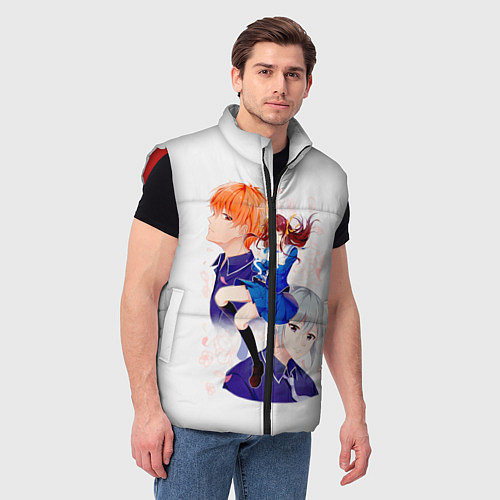 Мужской жилет Корзинка фруктов / 3D-Красный – фото 3