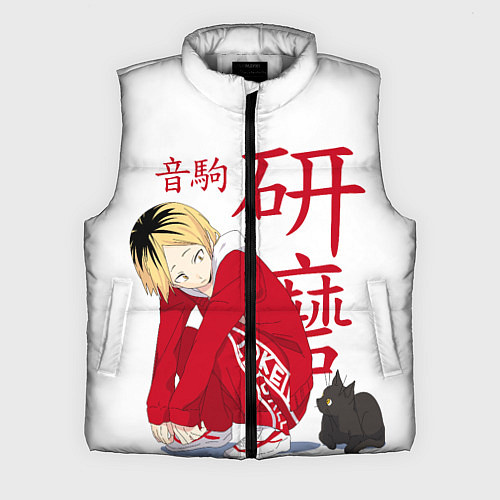 Мужской жилет Кенма Козуме, Haikyuu!! / 3D-Светло-серый – фото 1