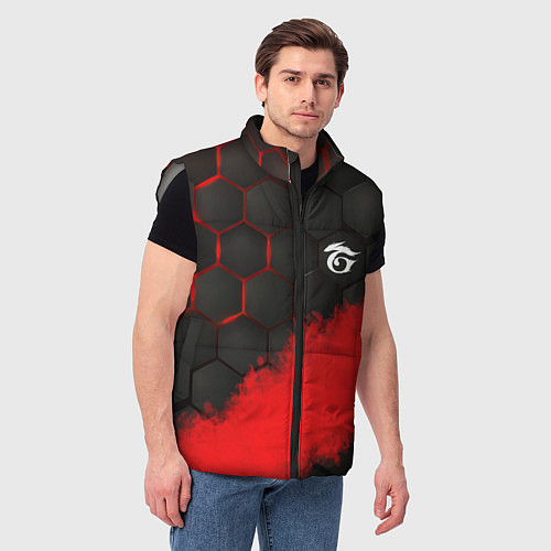 Мужской жилет GARENA RED LINE / 3D-Светло-серый – фото 3