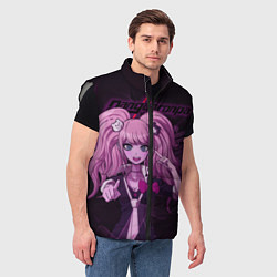 Мужской жилет Джунко Эношима Данганронпа, цвет: 3D-светло-серый — фото 2