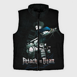 Мужской жилет Леви Аккерман Атака на титанов, цвет: 3D-черный