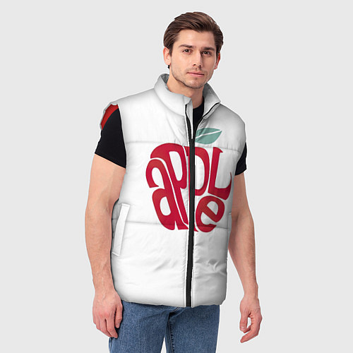 Мужской жилет Красное яблочко / 3D-Красный – фото 3