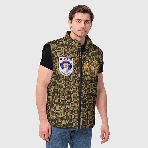 Мужской жилет Вооруженные силы Армении / 3D-Черный – фото 3