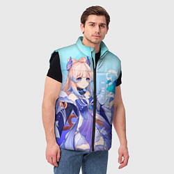 Мужской жилет Genshin Impact, Кокоми, цвет: 3D-черный — фото 2