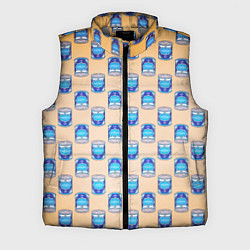 Мужской жилет Сгущенка паттерн, цвет: 3D-светло-серый