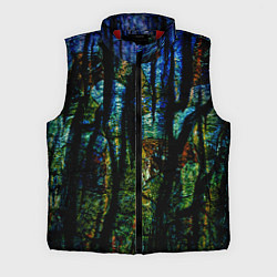 Мужской жилет Разноцветная гора, цвет: 3D-красный
