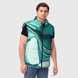 Мужской жилет Красочный развод, цвет: 3D-светло-серый — фото 2