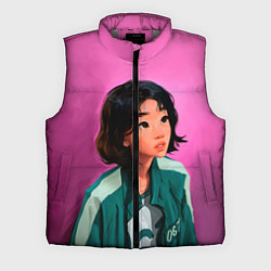 Мужской жилет 067 игра в кальмара, цвет: 3D-светло-серый