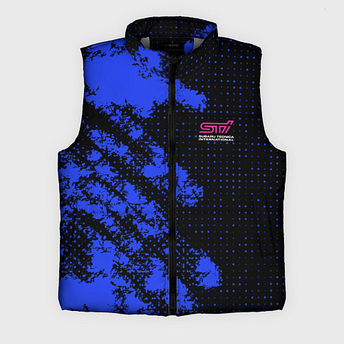 Мужской жилет SUBARU STI СУБАРИСТ / 3D-Светло-серый – фото 1