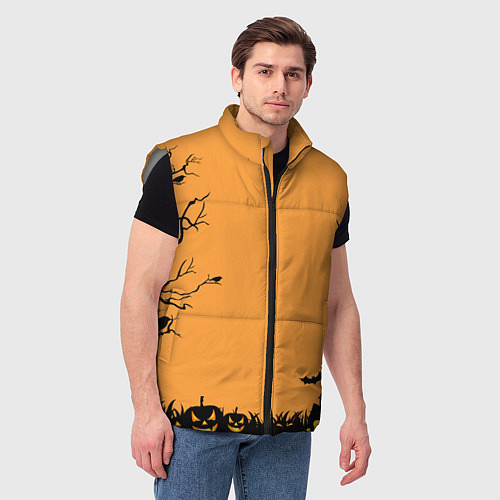 Мужской жилет Orange Halloween TRD / 3D-Светло-серый – фото 3