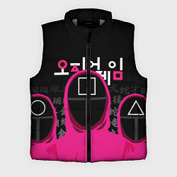 Мужской жилет Игра в кальмара: Команда стражей, цвет: 3D-светло-серый