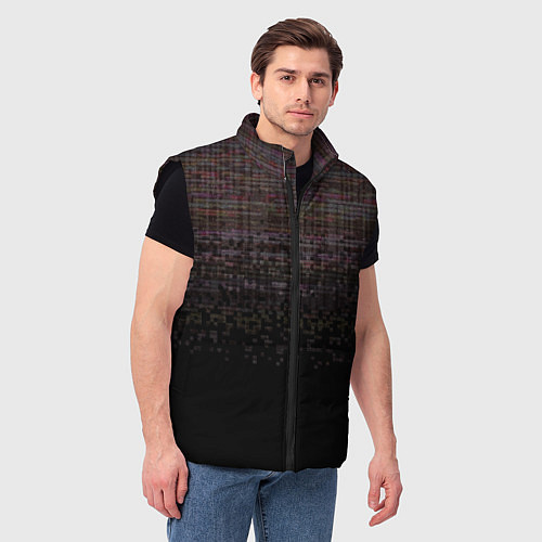 Мужской жилет Going offline noise / 3D-Черный – фото 3