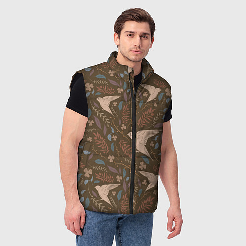 Мужской жилет Литой стриж / 3D-Черный – фото 3