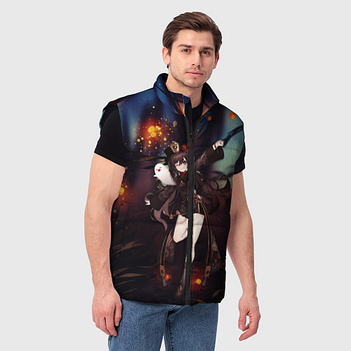 Мужской жилет Ху Тао Hu Tao / 3D-Черный – фото 3