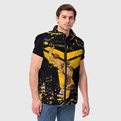 Мужской жилет Los angeles lakers NBA, цвет: 3D-черный — фото 2