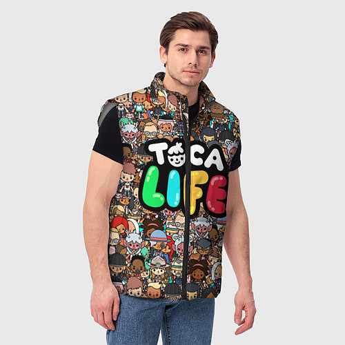 Мужской жилет Toca Life / 3D-Светло-серый – фото 3