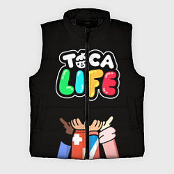Мужской жилет Toca Life: Friends, цвет: 3D-черный