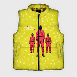 Мужской жилет Игра в кальмара Рабочие, цвет: 3D-красный
