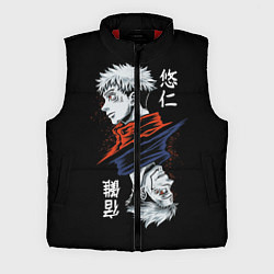 Мужской жилет ИТАДОРИ СУКУНА ITADORI SUKUNA МАГИЧЕСКАЯ БИТВА, цвет: 3D-красный