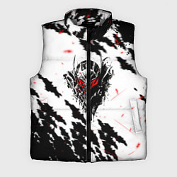 Мужской жилет Берсерк маска с красными глазами, цвет: 3D-светло-серый