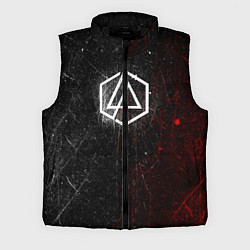 Мужской жилет Linkin Park Logo Линкин Парк, цвет: 3D-черный